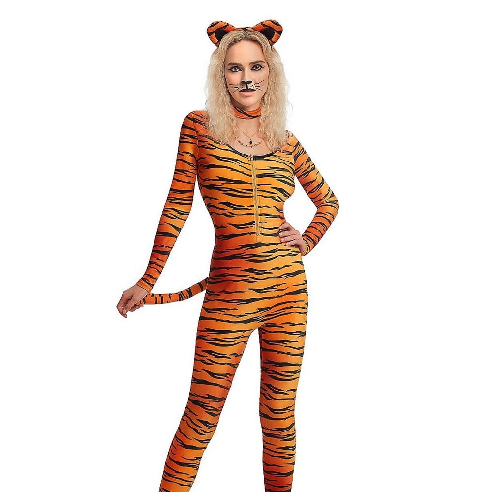 Tiger Catsuit Halloween Costume